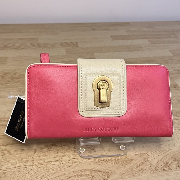 NWT Vintage Juicy Couture Leather Wallet Pink - Picture 3 of 8